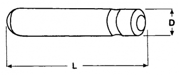 Bolzen für System Caterpillar 118-22 mm EF 7T3408 - 1167408